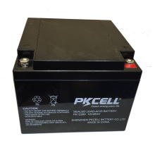 Batterie profonde de cycle de gel de la batterie 12v 26ah de PKCELL pour le système solaire Batterie profonde de cycle de gel de la batterie 12v 26ah de PKCELL pour le système solaire